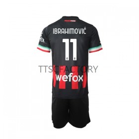 Maillot de Foot AC Milan Zlatan Ibrahimovic 11 Domicile 2022-23 - Enfant